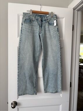 GAP Pale Blue Wide Leg Jeans